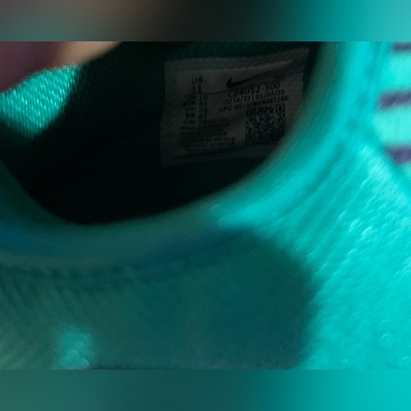 Nike Teal Pink Purple Athletic Sneakers - Picture 7 of 8